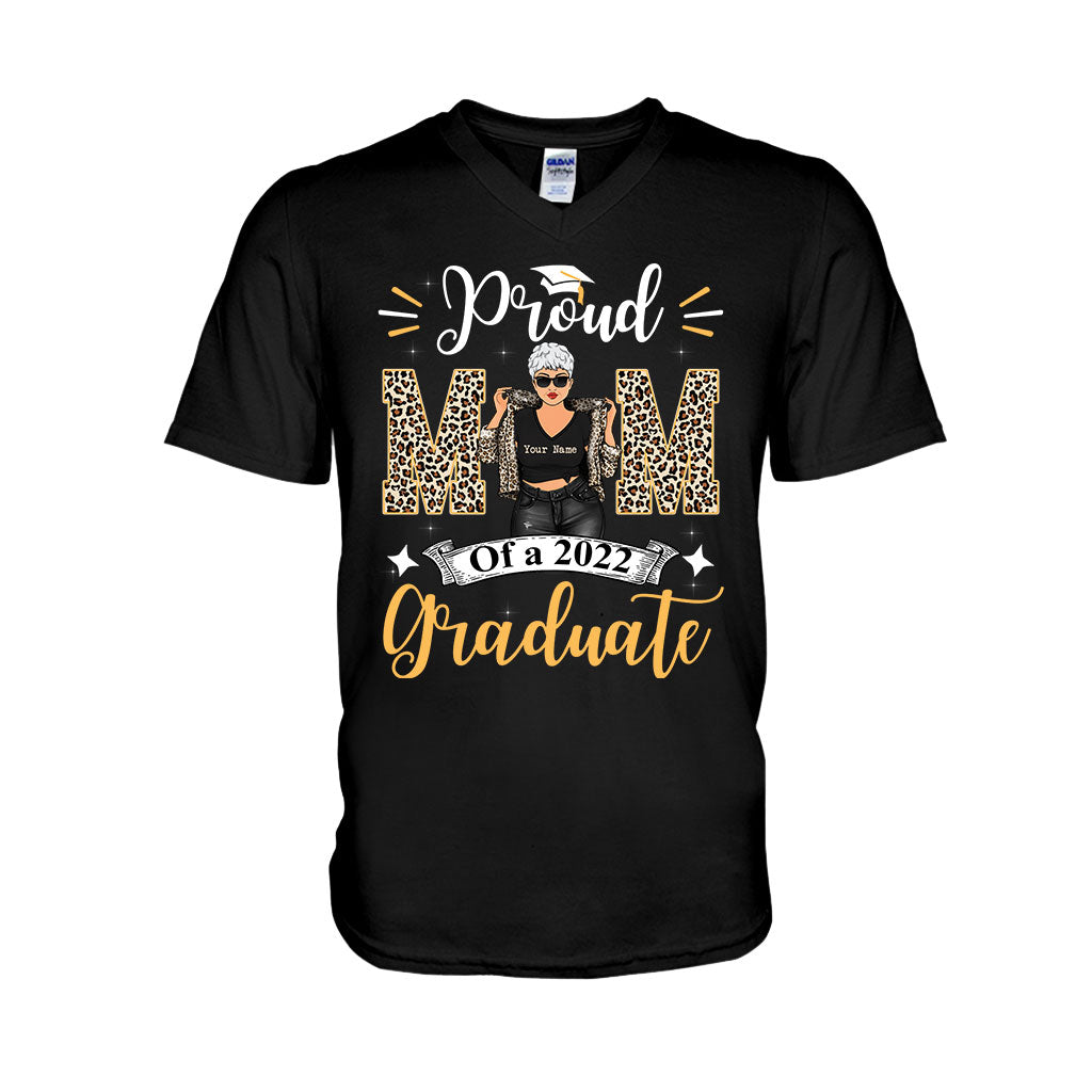 Senior & Proud Mom - Personalized Graduation T-shirt and Hoodie