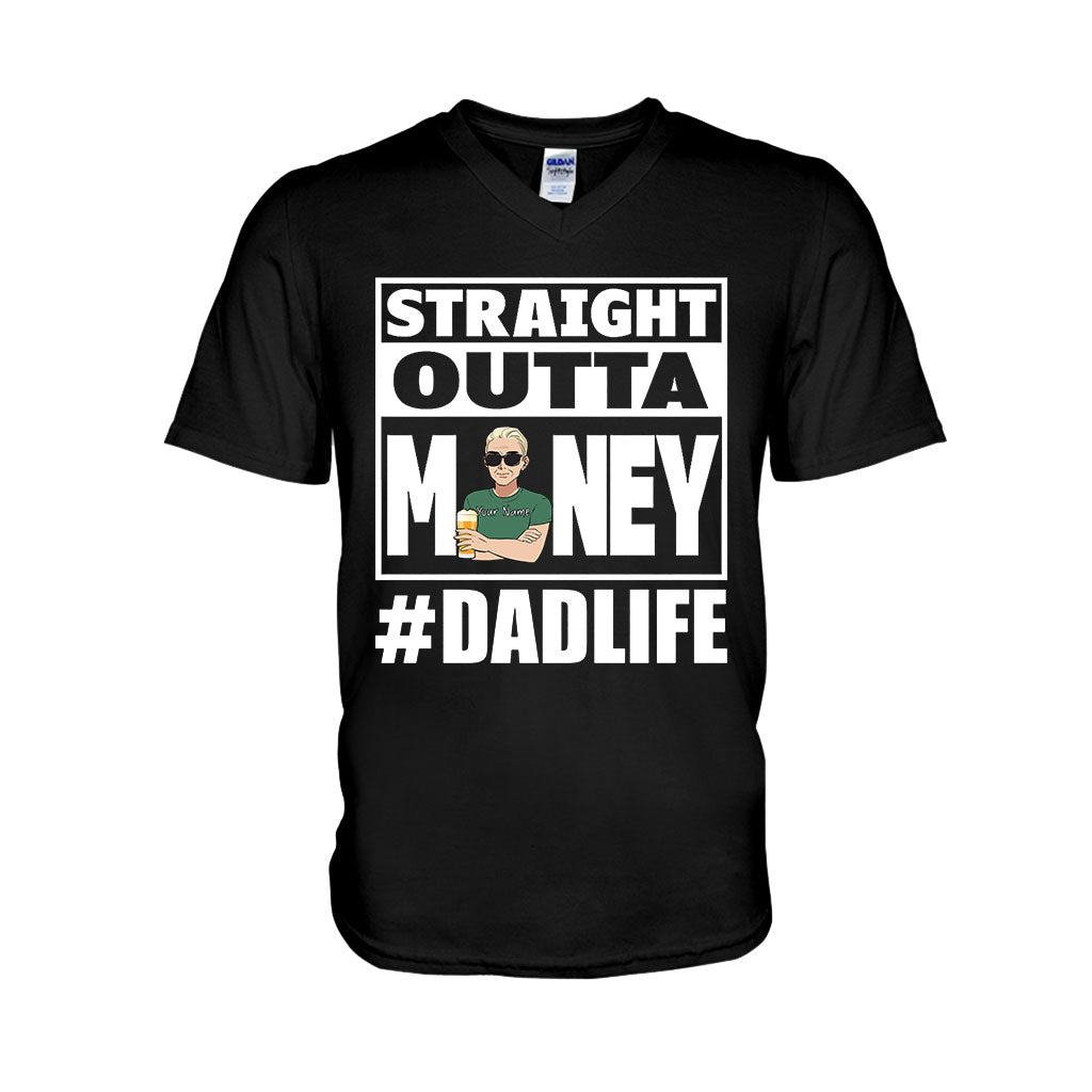 Straight Outta Money - Personalized Father's Day T-shirt and Hoodie