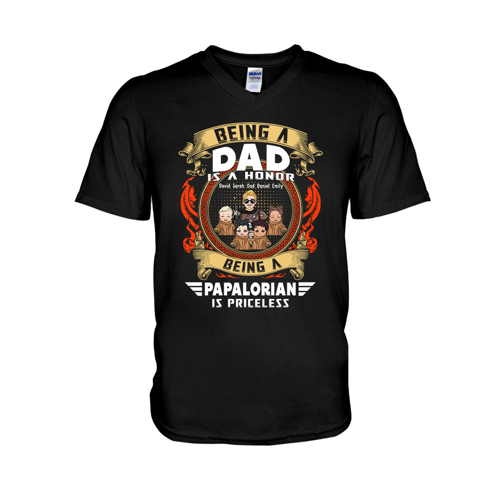 Priceless Papalorian - Personalized The Force T-shirt and Hoodie