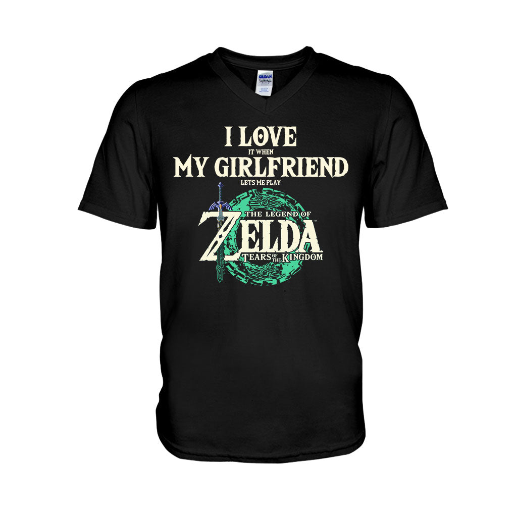 I Love My Girlfriend - Personalized The Hero's Legend T-shirt and Hoodie