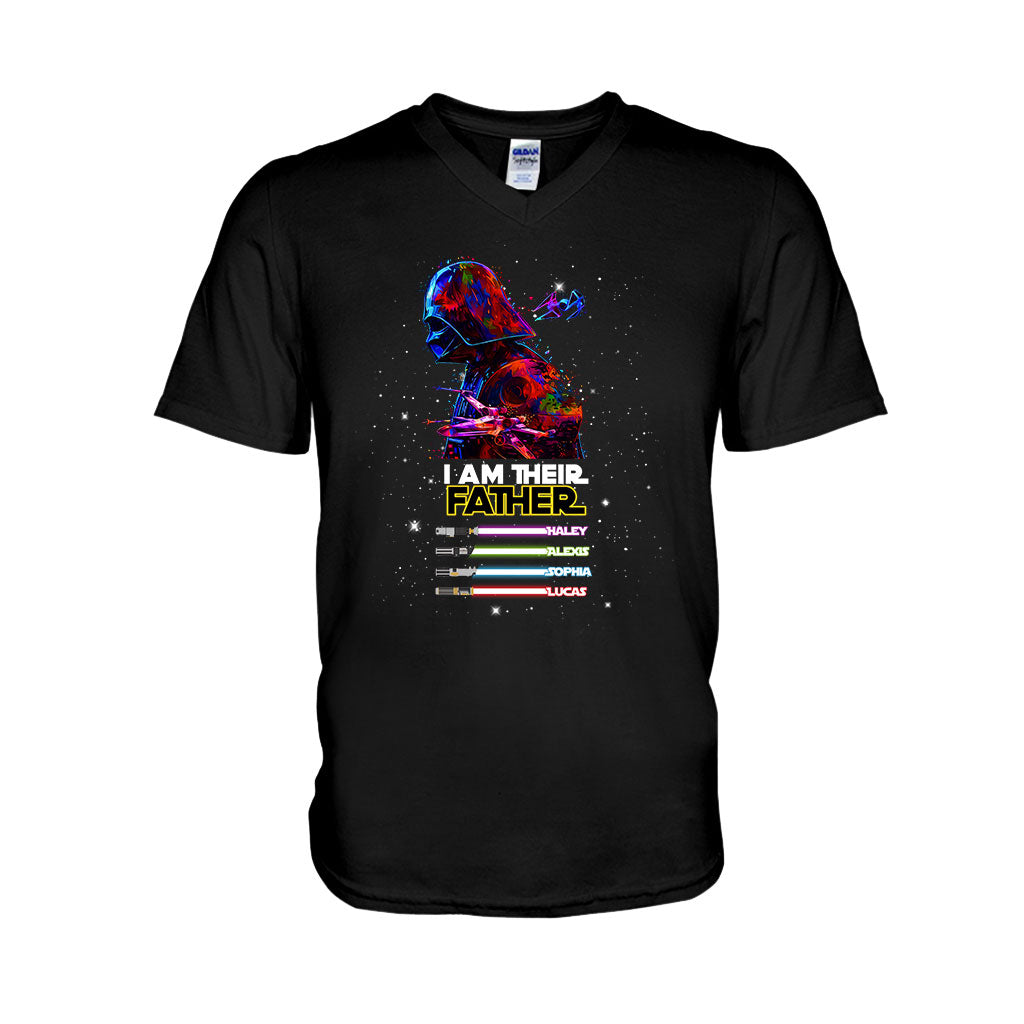 I Am Their Father - Personalized Father's Day The Force T-shirt and Hoodie abtest