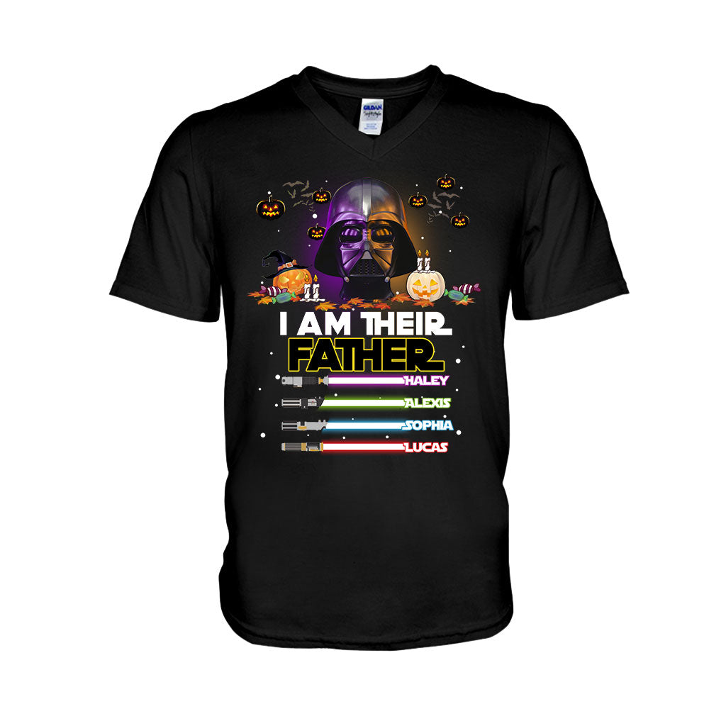 I Am Their Father - Personalized Halloween Father T-shirt and Hoodie