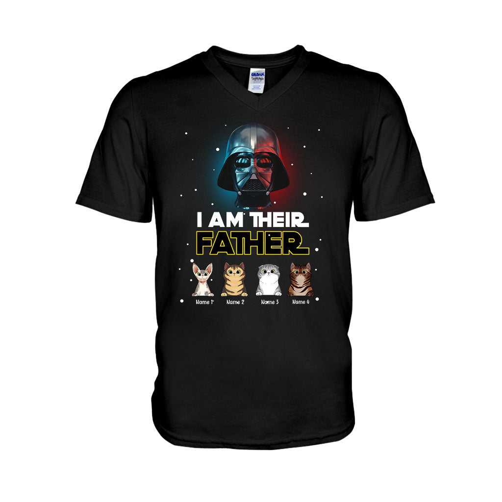 I Am Their Father - Personalized Father's Day Cat T-shirt and Hoodie