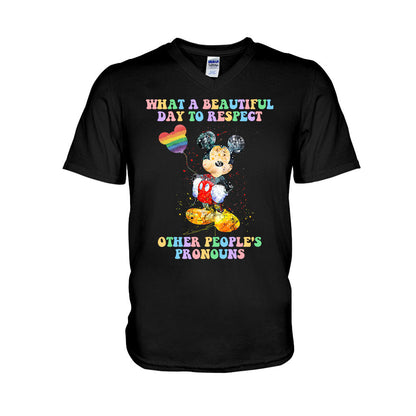 What A Beautiful Day - LGBT Support T-shirt and Hoodie