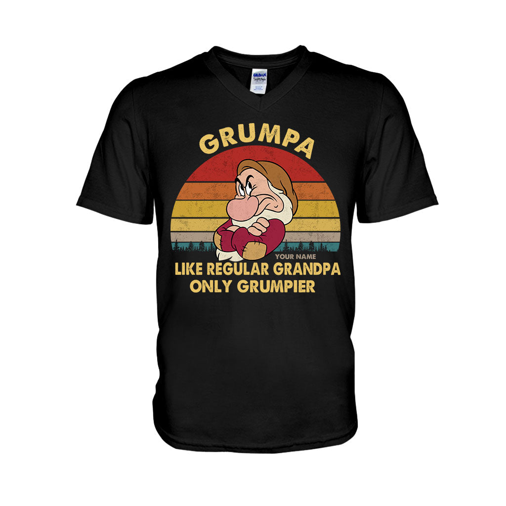 Grumpa Only Grumpier - Personalized Father's Day T-shirt and Hoodie