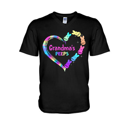 Grandma's Peeps - Personalized Easter Day T-shirt and Hoodie