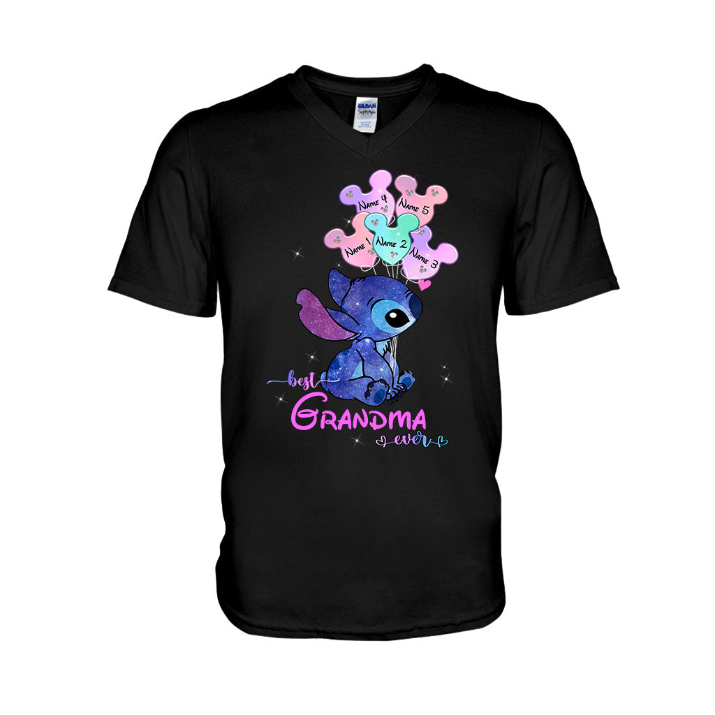 Best Grandma Ever - Personalized Mother's Day Ohana T-shirt and Hoodie