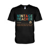 Vintage Teacher T-shirt And Hoodie 062021