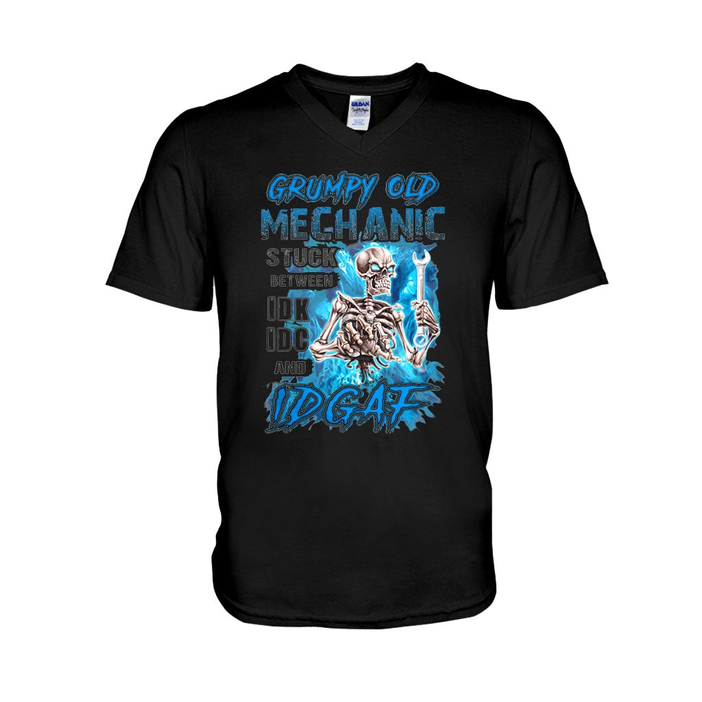 Grumpy Old Mechanic - T-shirt and Hoodie 112021