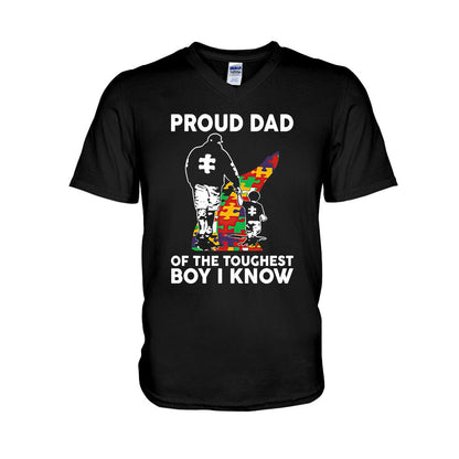 Proud Dad - Autism Awareness T-shirt And Hoodie 062021