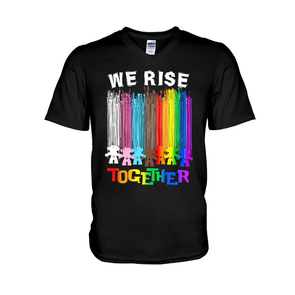 We Rise Together - LGBT Support T-shirt and Hoodie