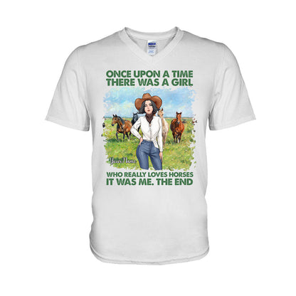 Once Upon A Time Horses - Personalized Horse T-shirt and Hoodie