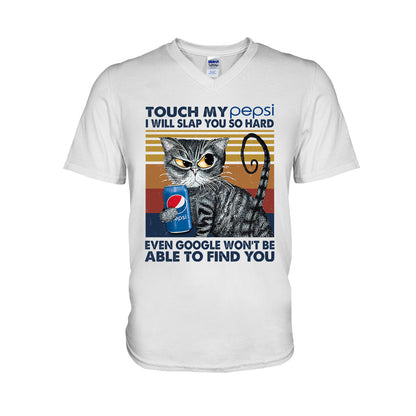 Touch My Drink - Personalized Blue Soft Drink T-shirt and Hoodie