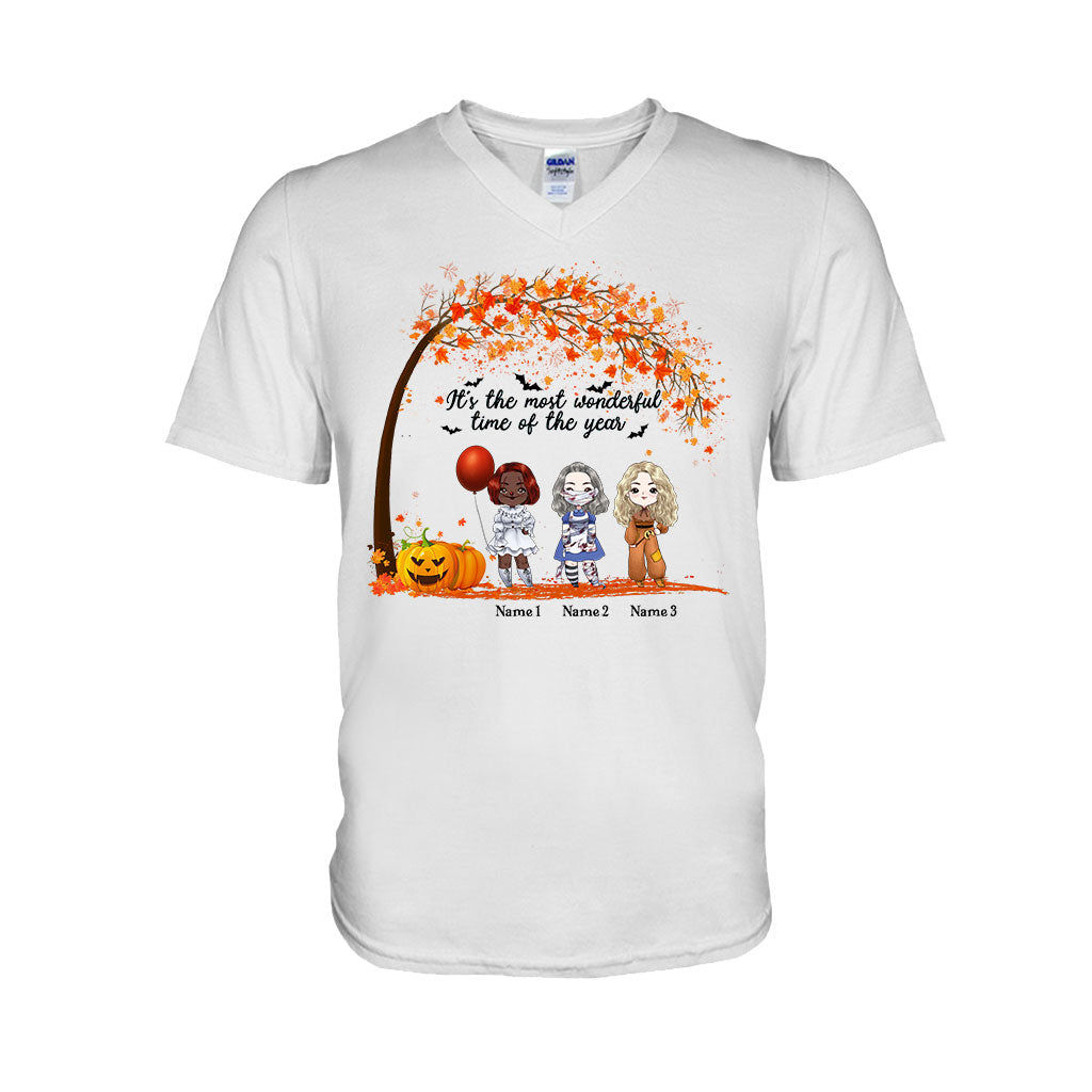 Wonderfultime - Personalized Halloween Bestie T-shirt and Hoodie