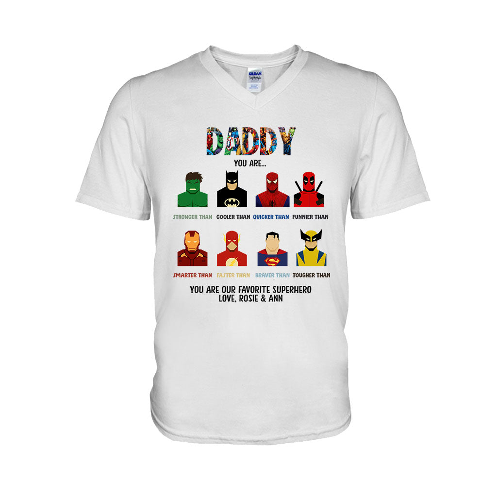 You Are Our Favorite Superhero - Personalized Father T-shirt and Hoodie