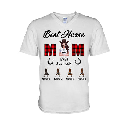 Best Horse Mom Ever - Personalized T-shirt and Hoodie