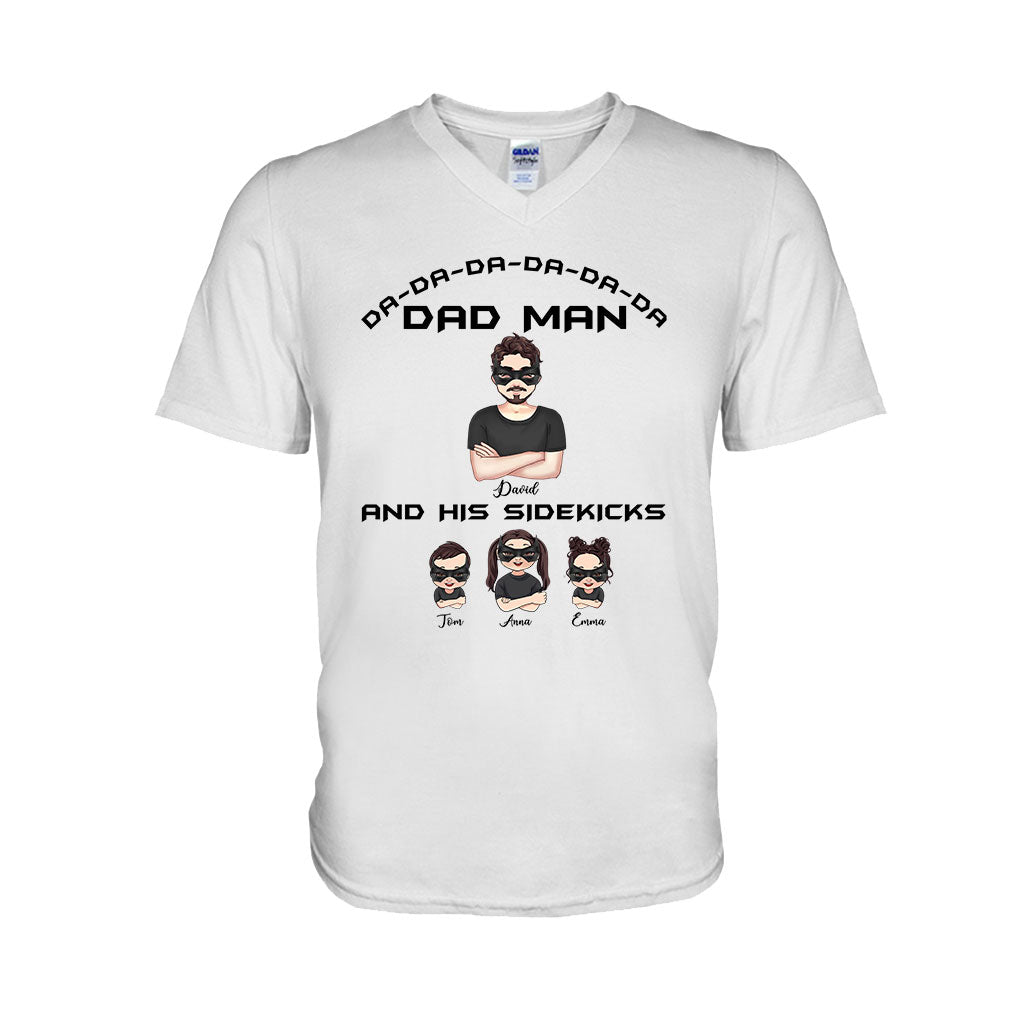 Dad Man Superhero Dad - Personalized Father T-shirt and Hoodie