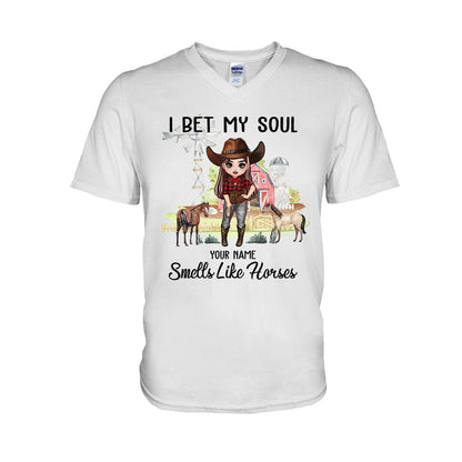 I Bet My Soul Smells Like Horses - Personalized Horse T-shirt and Hoodie