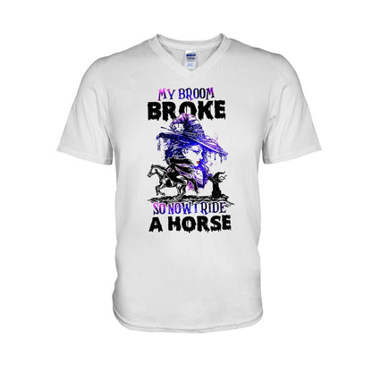 I Ride A Horse - Halloween T-shirt and Hoodie 102021