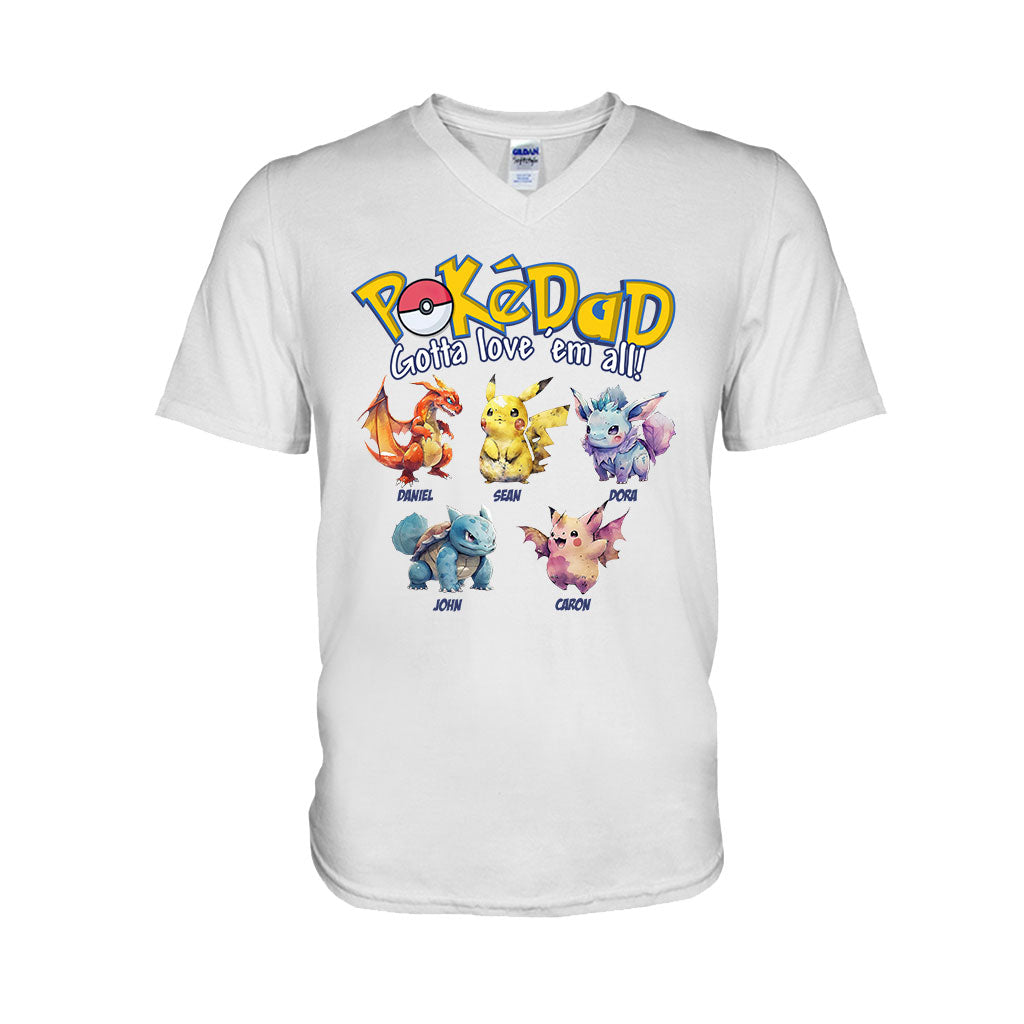 PokéDad PokéMom - Personalized Monster Trainer T-shirt and Hoodie