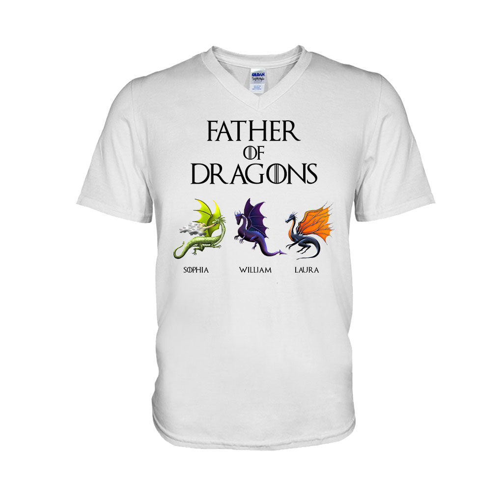 Father Of Dragons - Personalized Thrones Game T-shirt and Hoodie