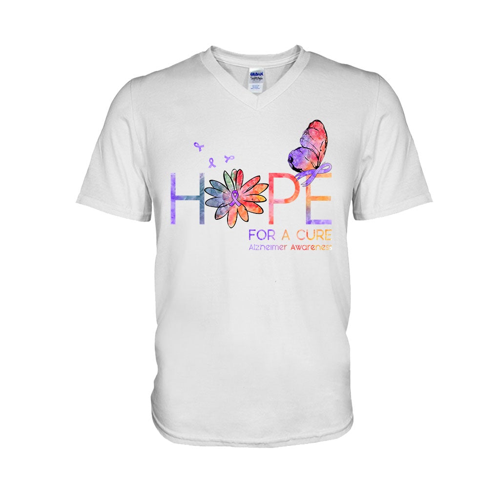 Hope For A Cure - Alzheimer Awareness T-shirt and Hoodie 1121