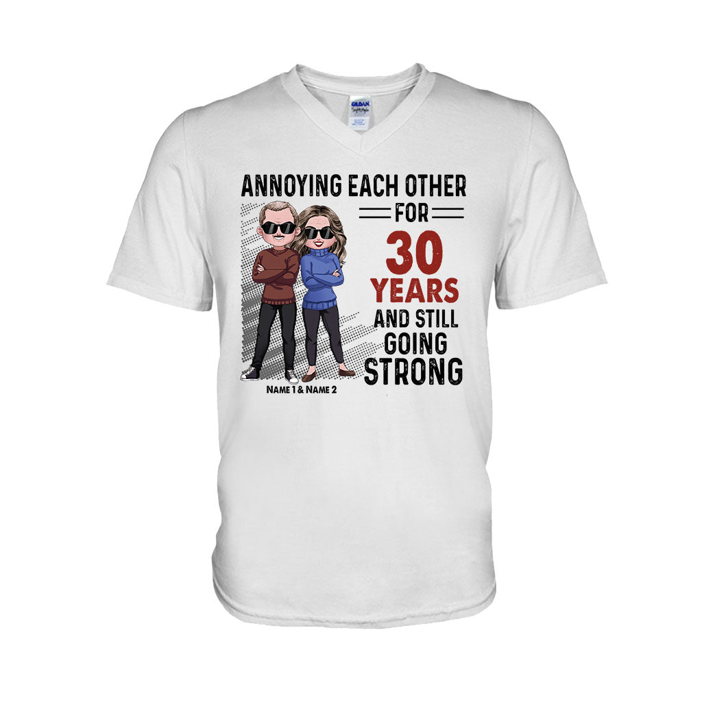 Annoying Each Other - Personalized Couple T-shirt and Hoodie