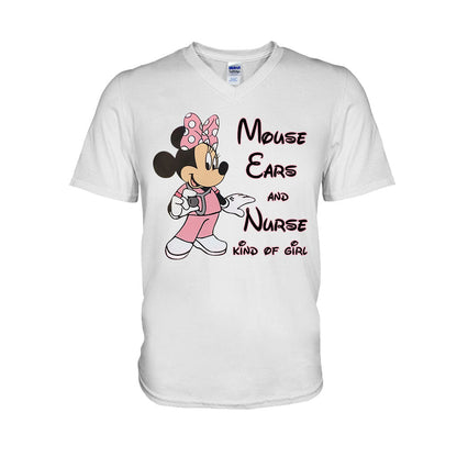 Mouse Ears And Nurse - T-shirt and Hoodie