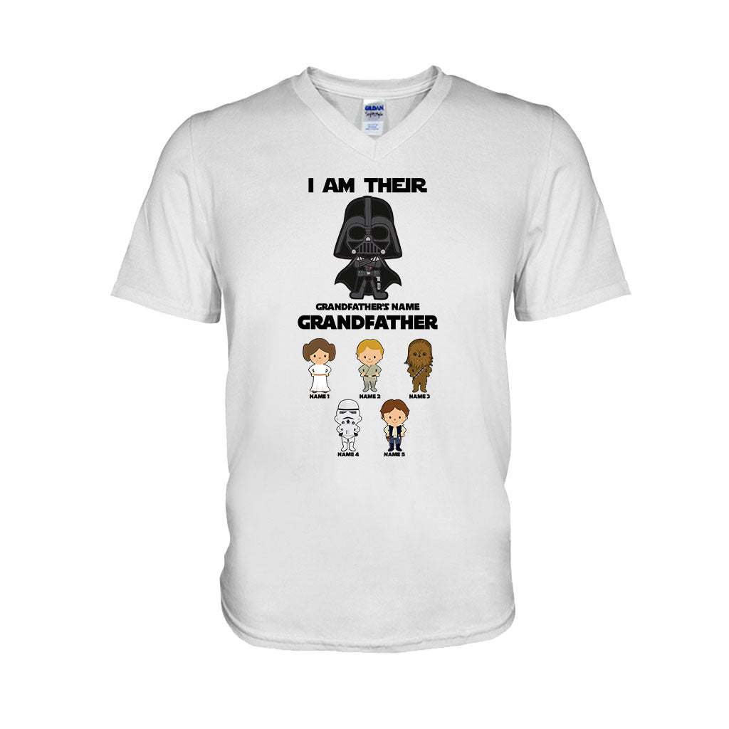 I Am Their Grandfather - Personalized Father's Day The Force T-shirt and Hoodie