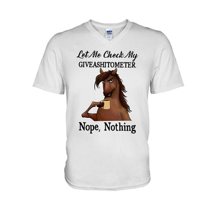 Let Me Check - Horse T-shirt And Hoodie 062021