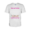 Sisters Don&#39;t Let Sisters Fight Cancer Alone - Personalized Breast Cancer Awareness T-shirt and Hoodie