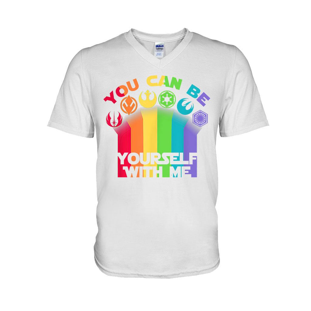 You Can Be Yourself With Me - LGBT Support T-shirt and Hoodie