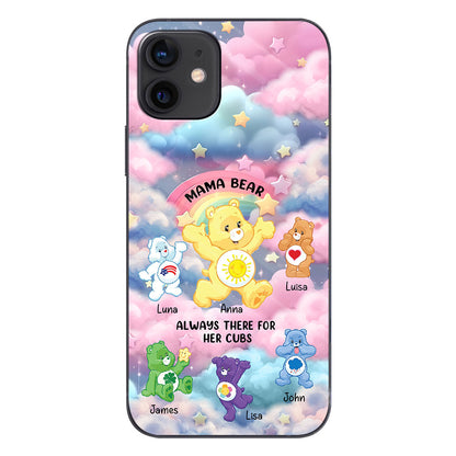 Mama Bear Always There - Personalized Mother Phone Case