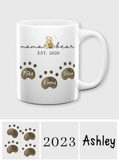 Mama Bear - Personalized Mother Mug