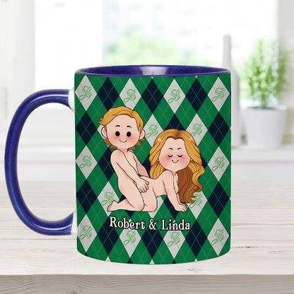 Chamber Of Secrets - Personalized Couple Accent Mug