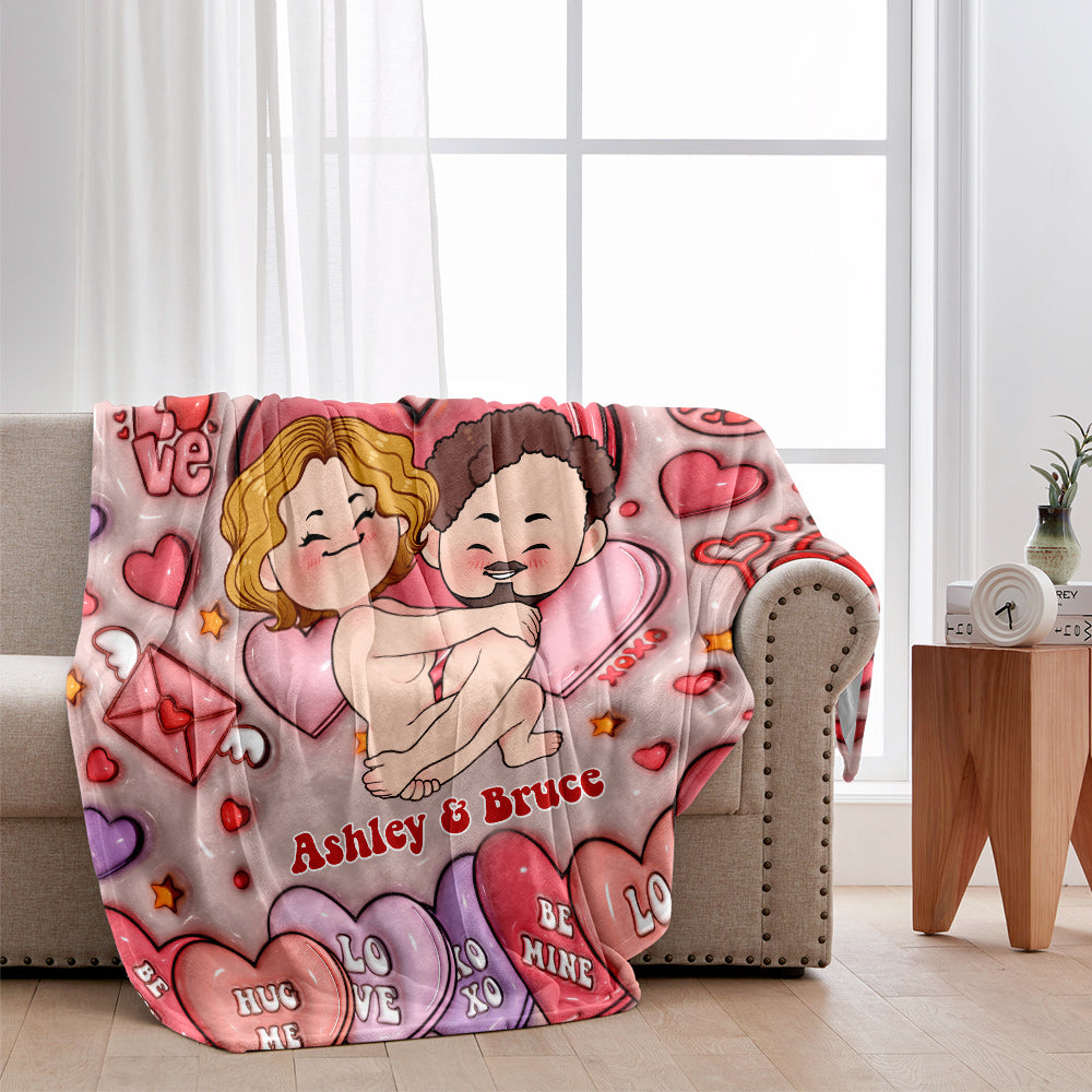 Get Your WIlly Ready - Personalized Couple Blanket