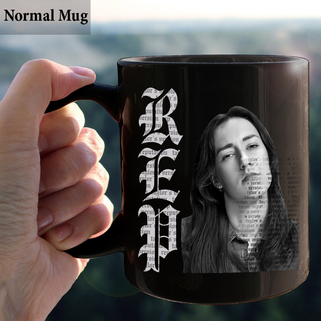Custom Black And White Photo REP - Personalized Tay-tay Lover Mug