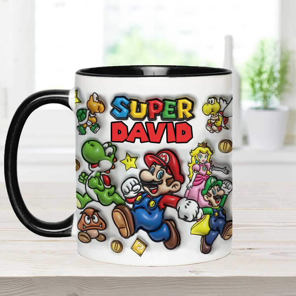 Super Mario - Personalized Super Plumber Accent Mug