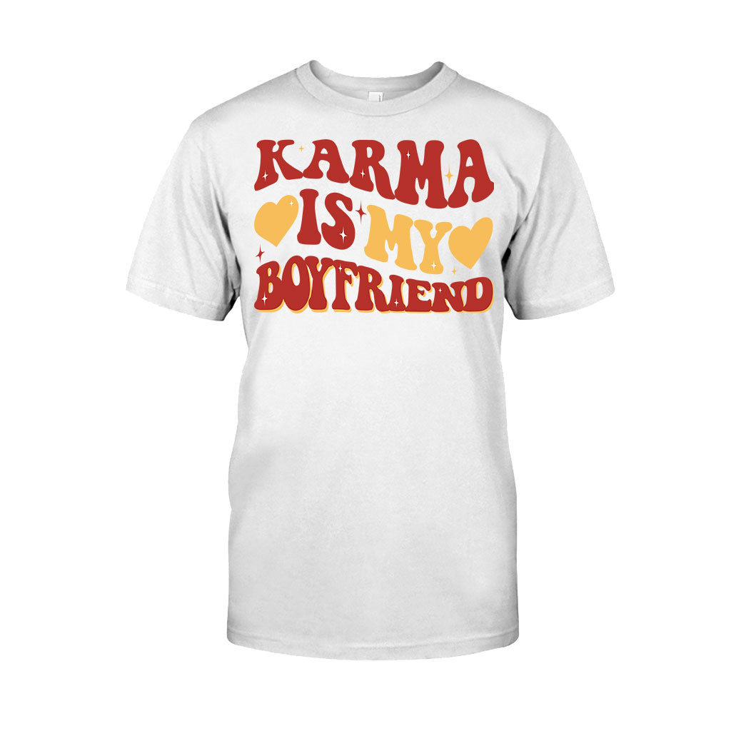 Karma Is My Bf Gf - Personalized Tay-tay Lover T-shirt And Hoodie