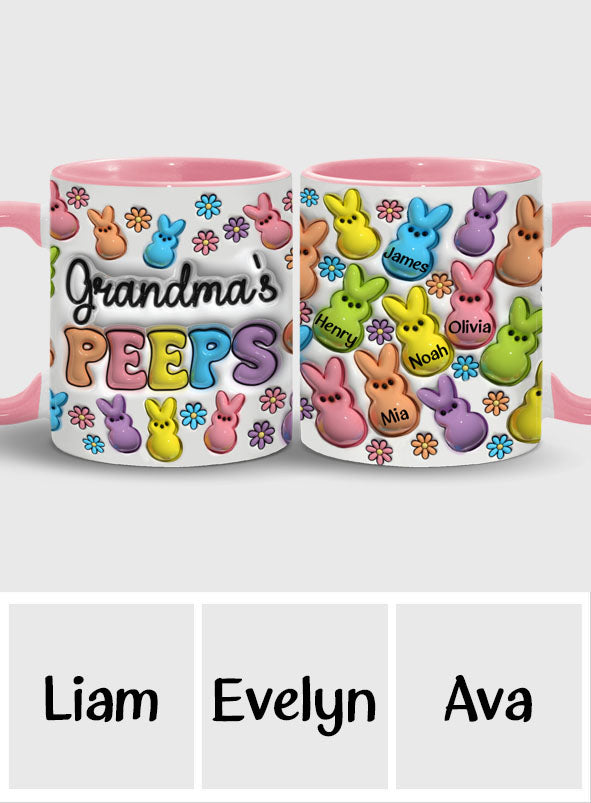 Grandma’s Bunnies - Personalized Grandma Accent Mug