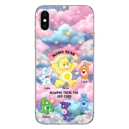 Mama Bear Always There - Personalized Mother Phone Case