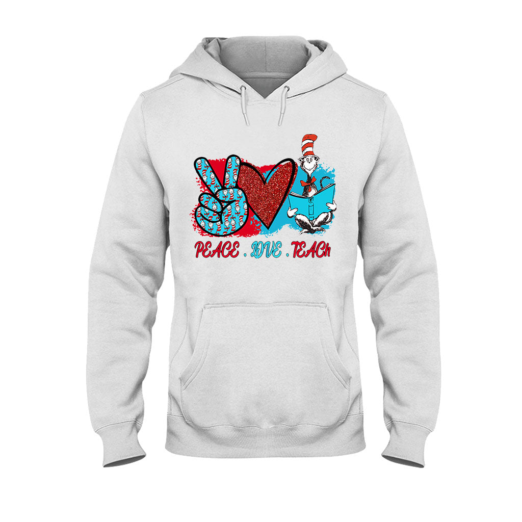 Peace Love Teach - Teacher Of All Things T-shirt And Hoodie
