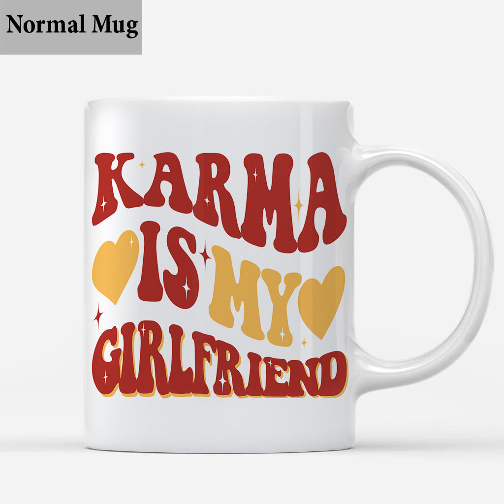 Karma Is My Bf Gf - Personalized Tay-tay Lover Mug
