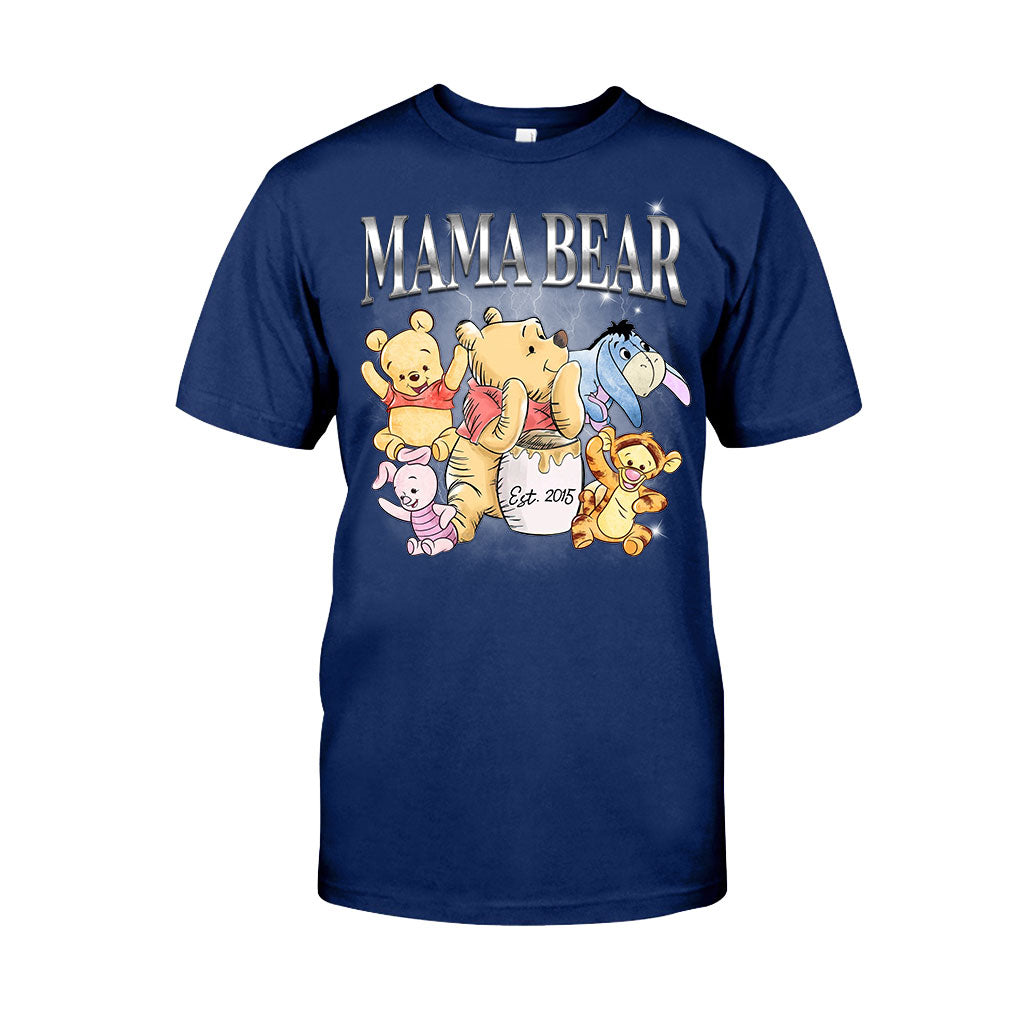 Mama Bear Bootleg Rap - Personalized Mother T-shirt And Hoodie