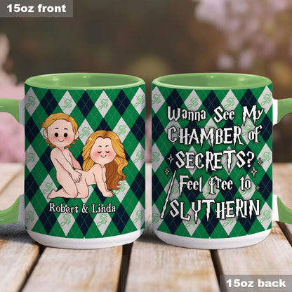 Chamber Of Secrets - Personalized Couple Accent Mug