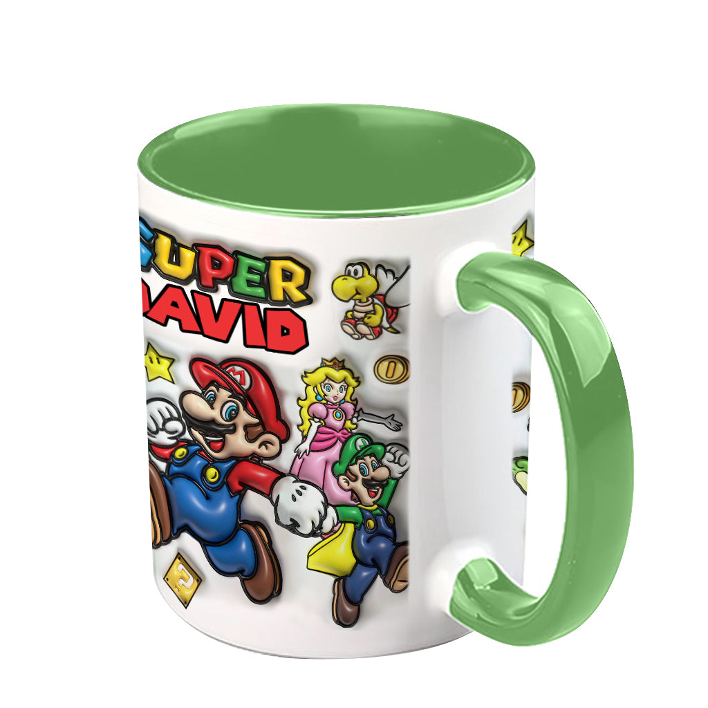 Super Mario - Personalized Super Plumber Accent Mug