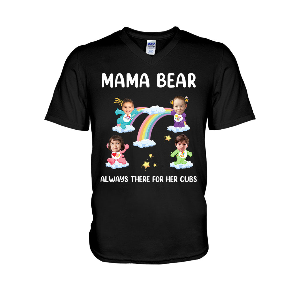 Mama Bear Always There For Her Cubs Care - Personalized Mother T-shirt And Hoodie