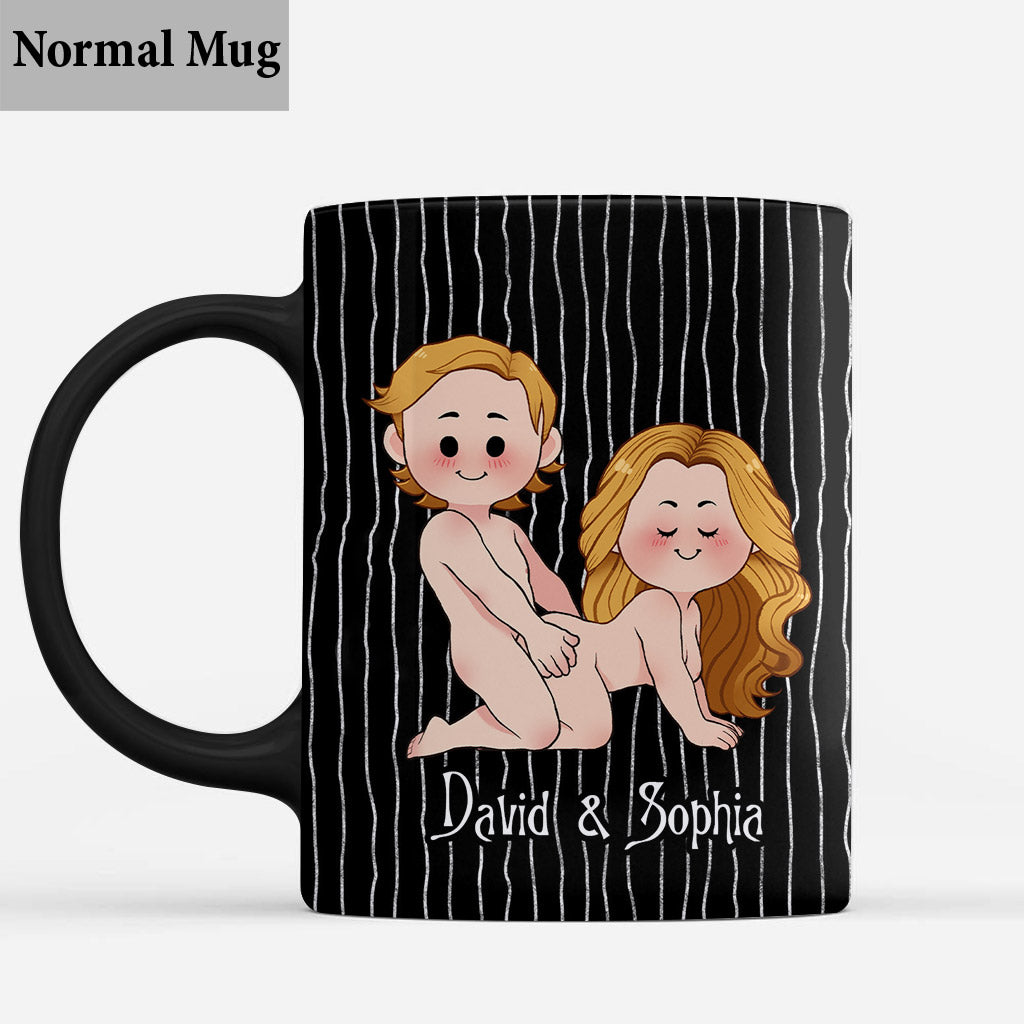 We're Simply Meant To Be Nightmare Naughty Couple - Personalized Couple Mug