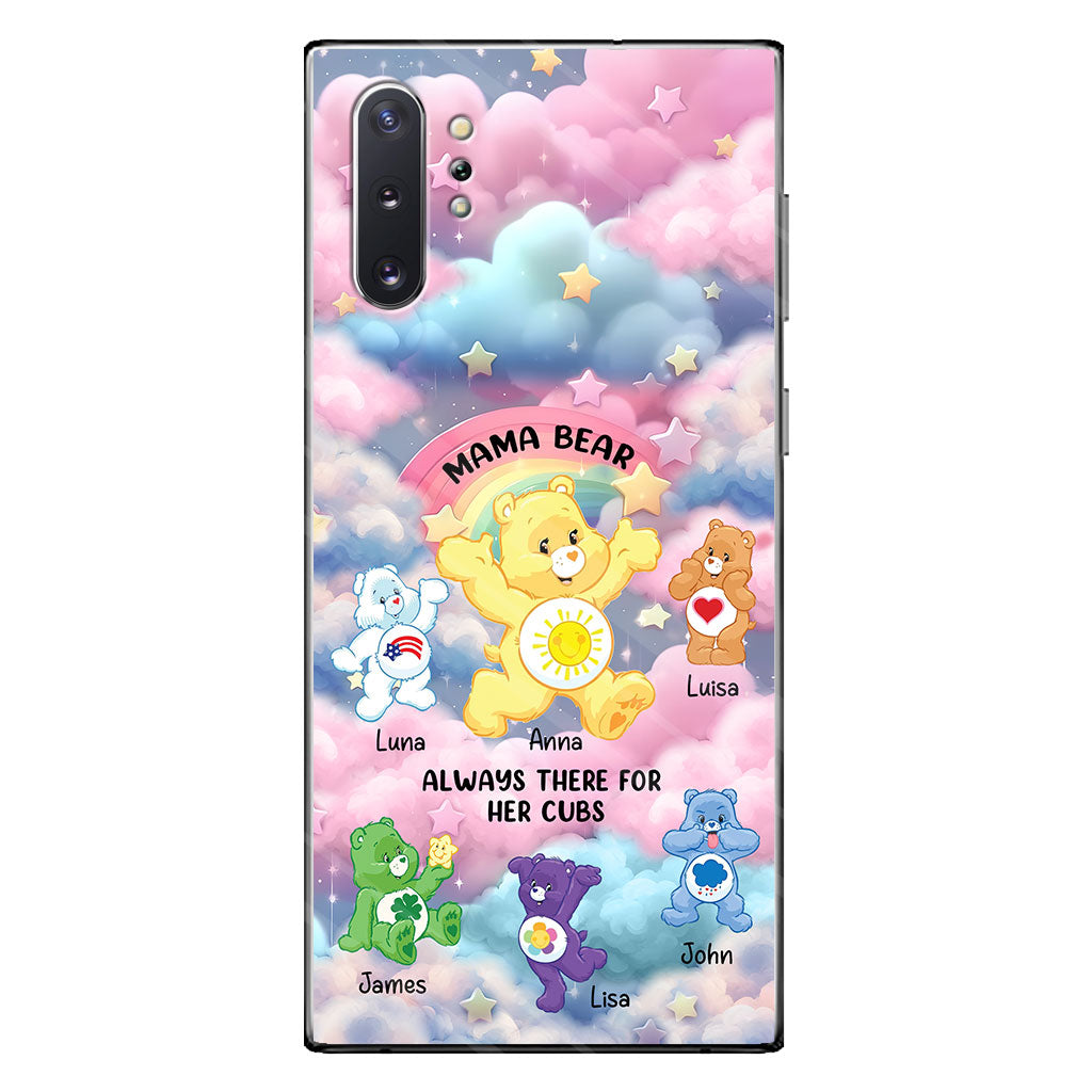 Mama Bear Always There - Personalized Mother Phone Case