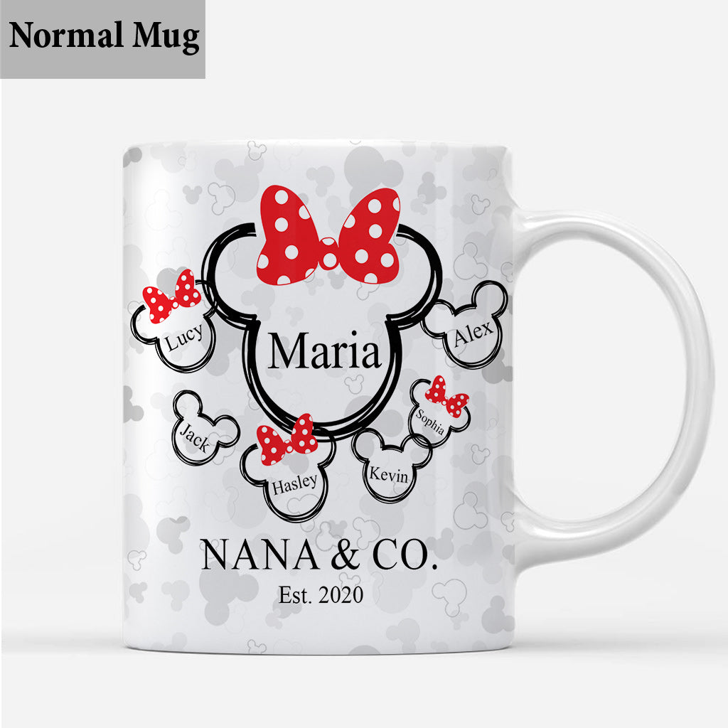 Nana Mama & Co. Mouse Ears - Personalized Grandma Mug